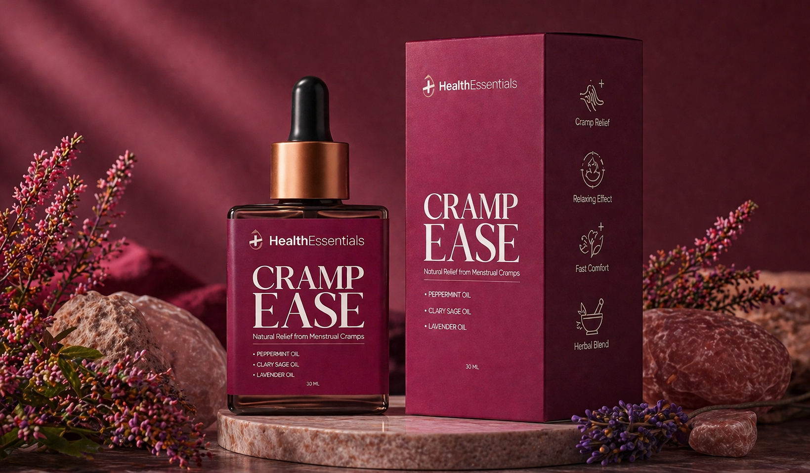 Cramp Ease | Period Pain Relief Oil (30ml)